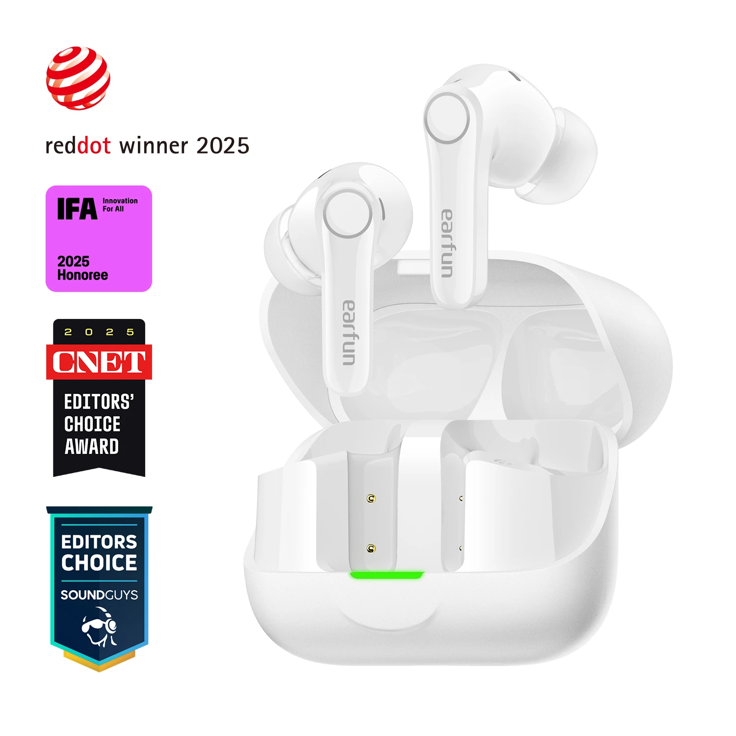 EarFun Air Bluetooth® HiFi-in-ear hoofdtelefoon, in-ear headset