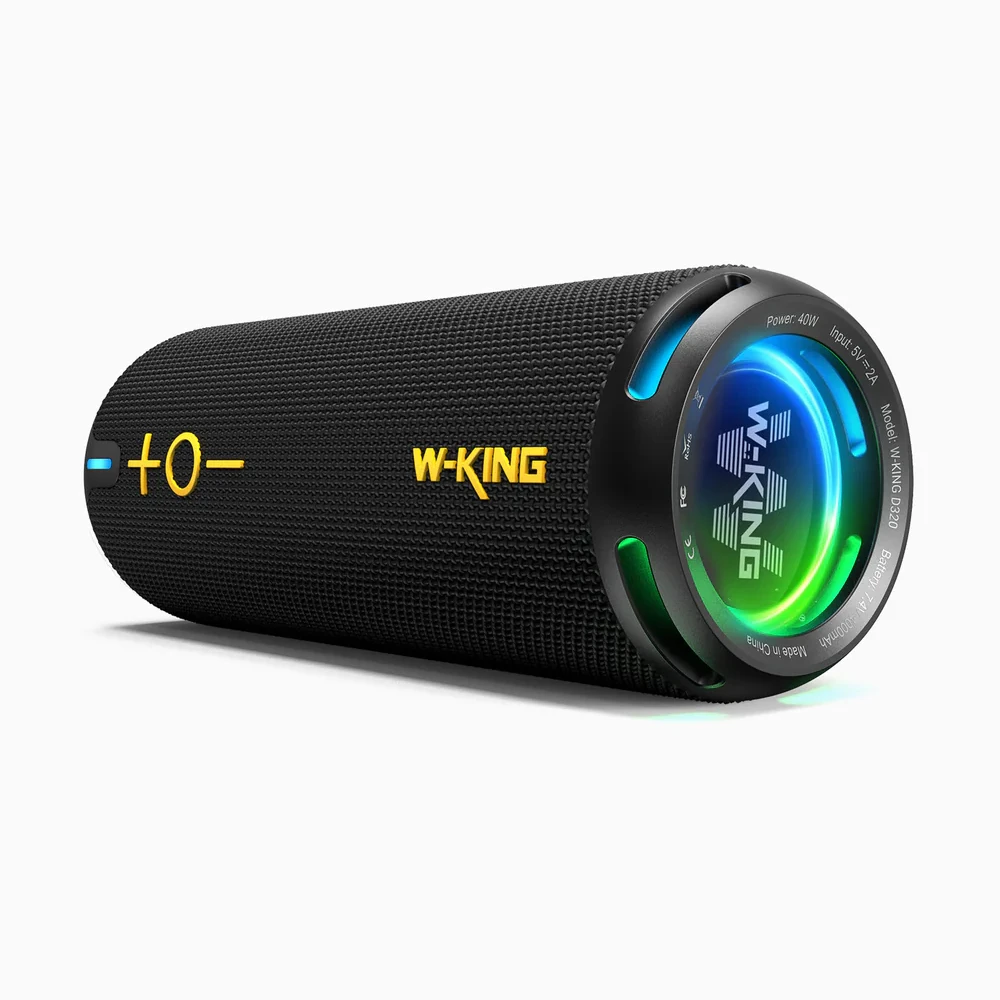 W-KING D320 40W Compact Bluetooth Speaker for Travel