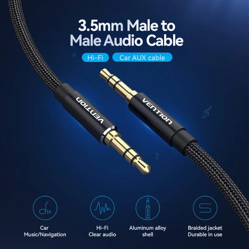 Vention 3.5mm Male to Male Audio Cable
