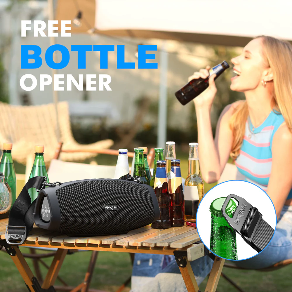 W-KING X10 120W Portable Outdoor Bluetooth Speaker with Powerful Bass